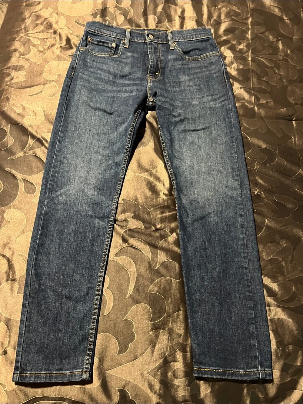 Levi's 512 Men's Slim Taper Medium Dark Wash Blue Denim Jeans 32x32
